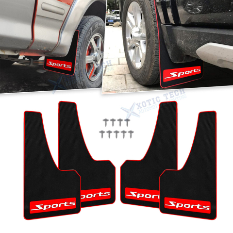Accesorii exterior - Set 4 Apărători Noroi Siliconice Sport fata,spate