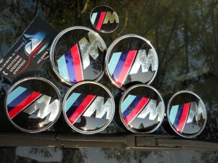 Embleme BMW - SET COMPLET DE EMBLEME CU ///M