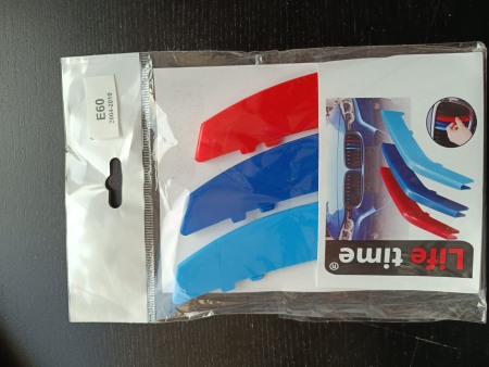 Set emblema ornament plastic grila BMW E60 2004-2010 [1]