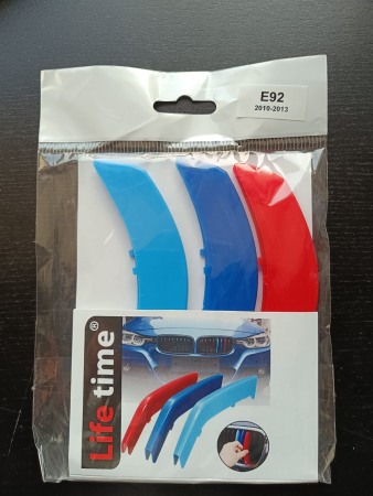 Set emblema ornament plastic grila BMW E92 2010-2013 [1]