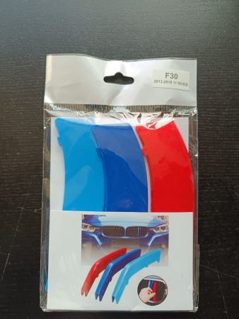 Set emblema ornament plastic grila BMW F30 2013-2018 11 RODS [1]