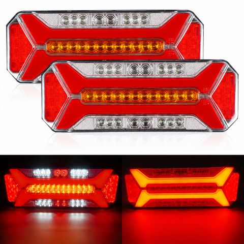 Leduri - Set Stopuri LED NEON E68 Omologate Semnal Dinamic