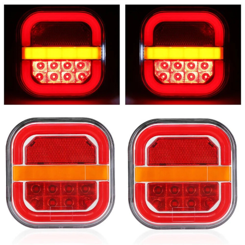 Stopuri Spate LED Premium cu Semnalizare Secvențială set 2 buc [8]