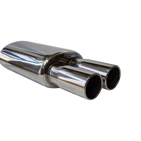 Toba final sport cu 2 iesiri inox cu capeti rotunzi [2]