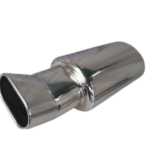 Tobe sport cu 1 iesire inox - Toba inox cu ornament turtit si ridicat