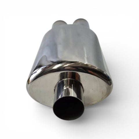 Toba sport cu 2 iesiri din inox rotunde arse [2]