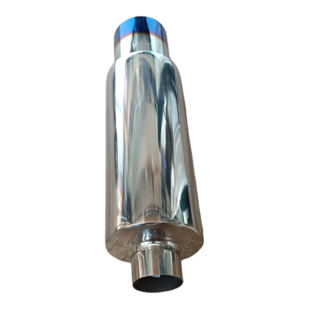 Toba sport universala cu 1 iesire rotunda inox arsa la capat [1]