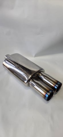 Tobe sport 2 iesiri inox - Tobe sport arsa cu 2 iesiri cu silencer pe fiecare capat