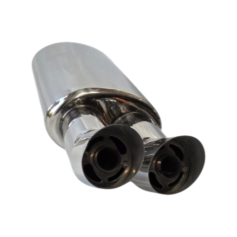 Tobe sport 2 iesiri inox - Tobe sport cu 2 iesiri cu silencer ridicate