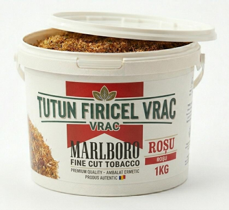 Marca Tutun Firicel la Galeata sau Punga - Tutun Marlboro firicel la găleată 1kg – tutun vrac premium pentru injectat