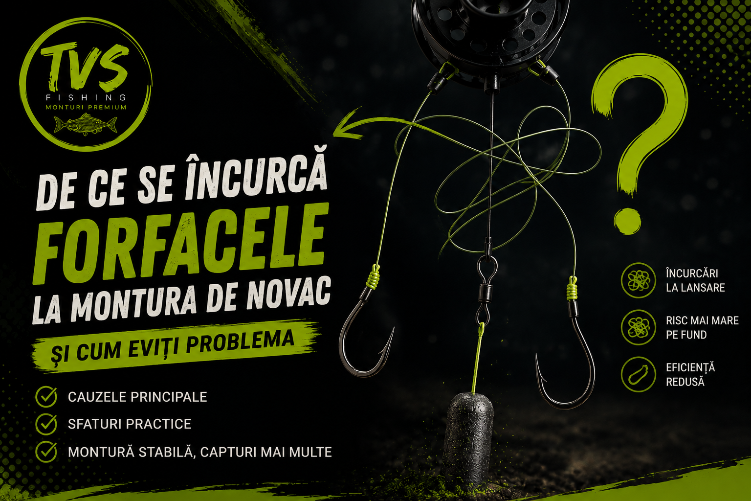De ce se încurcă forfacele la montura de novac și cum eviți problema