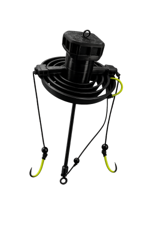 Monturi - Montură TVS Fishing® Premium V2 – Novac & Sânger | 2 Pastile Tehnoplancton | Tufă Rotativă Anti-Încâlcire