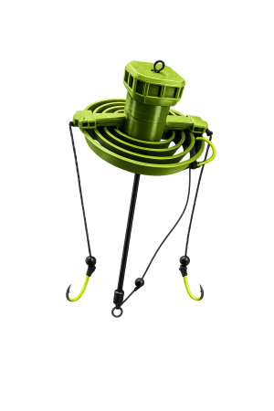 Montură TVS Fishing® Premium V2 – Novac & Sânger | 2 Pastile Tehnoplancton | Tufă Rotativă Anti-Încâlcire [1]