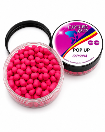 Wafters si Pop-Up - Pop Up CAPTTURA Baits Căpșună 6 mm 40 ml
