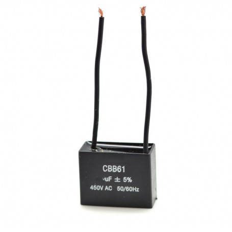 Condensator patrat cu fie pentru motoare electrice 220V , [3]