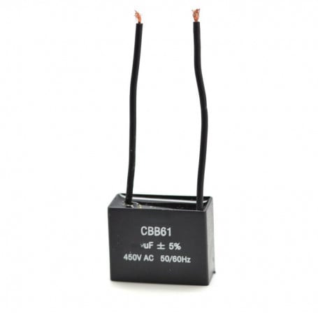 Condensator patrat cu fie pentru motoare electrice 220V , [3]