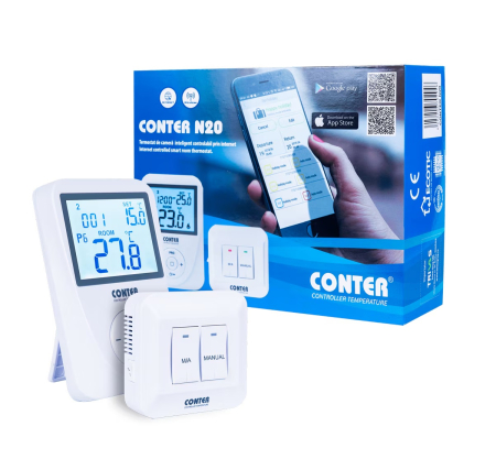 Termostate Ambientale - Conter N20 - Termostat Smart cu Control prin Internet