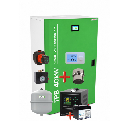 Thermfort - Pachet Centrala Peleti - Thermfort 10-40kW TPB40- WiFi Modul