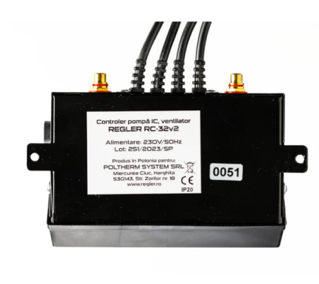 REGLER RC 32v2 PID - Controler pompă și Ventilator cu Senzor Temperatura Fum [1]
