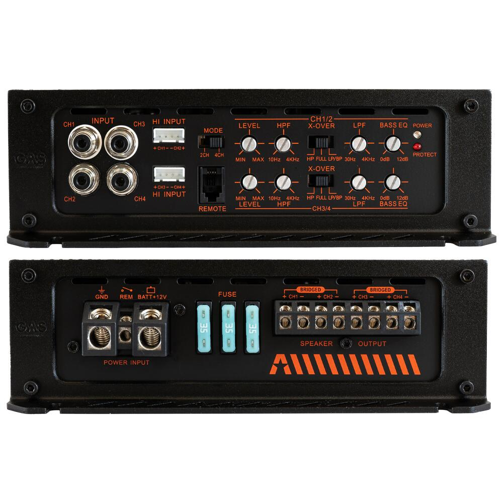 Amplificator auto GAS MAX A2-150.4 4 canale 4x 150W 4/2/Ohm [7]