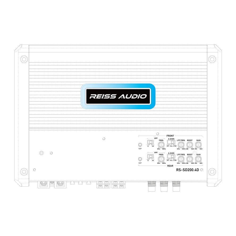 Amplificator auto Reiss RS-SD200.4D 4 canale 4x200W [5]