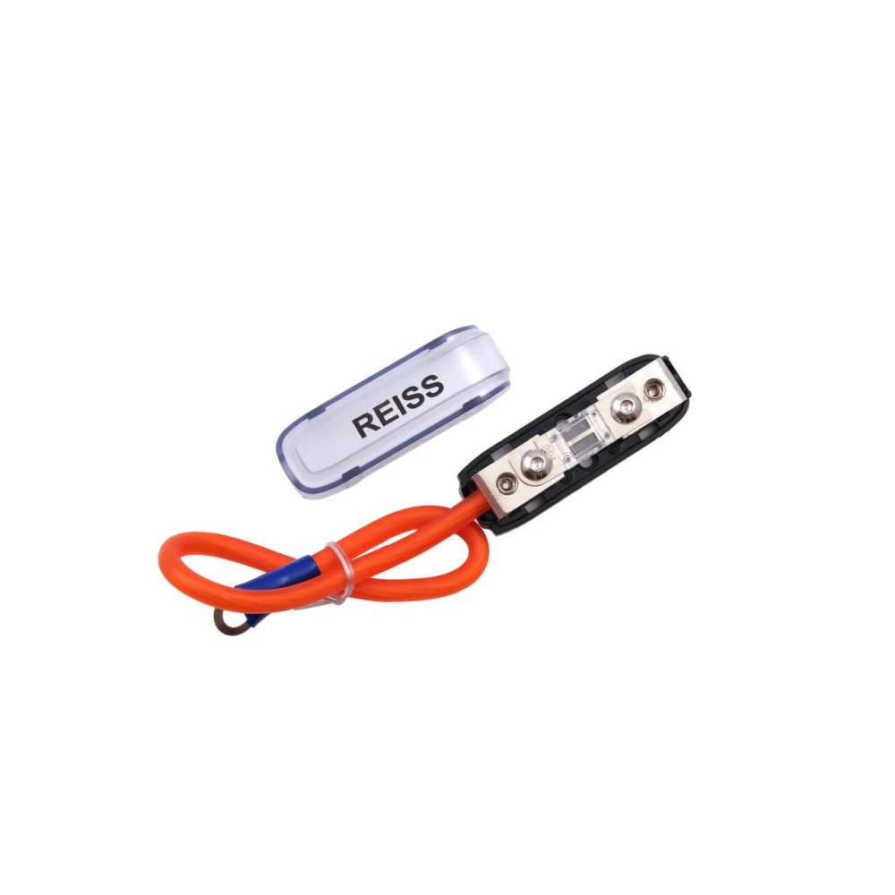 Set 5 sigurante cu cablu OFC 10mm si papuc Reiss PC8GA+AFS80A [2]