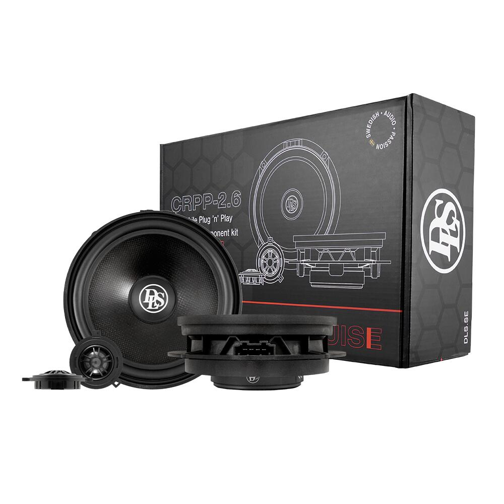 Set difuzoare auto componente DLS Cruise CRPP-2.6 compatibil Seat Skoda VW 16.5 cm 100W [10]