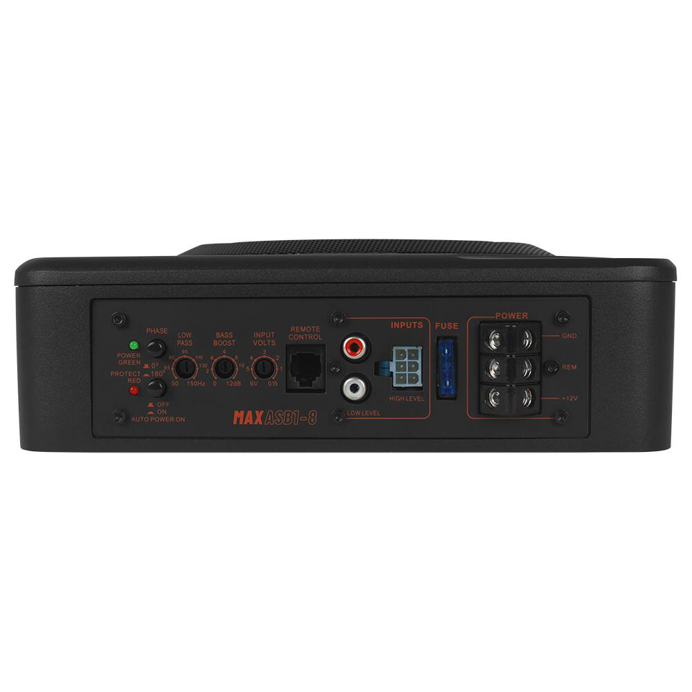 Subwoofer auto activ sub scaun GAS MAX ASB1-8 130W RMS 20cm [4]