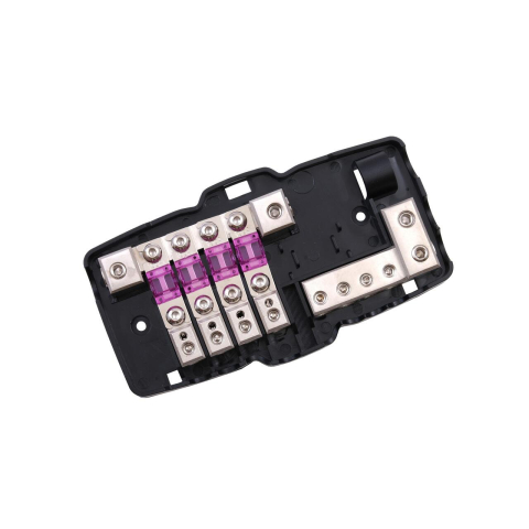 Distribuitor cu sigurante Reiss RS-4AFS4 4 intrari si 4 iesiri sigurante Mini ANL [1]