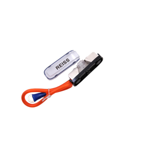 Set 5 sigurante cu cablu OFC 10mm si papuc Reiss PC8GA+AFS80A [2]