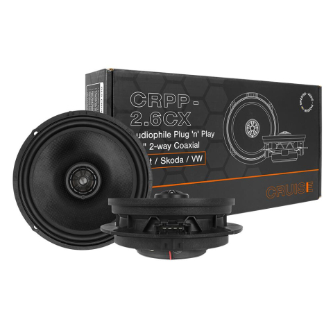 Set difuzoare auto coaxiale DLS Cruise CRPP-2.6CX compatibil Seat Skoda VW 16.5 cm 90W [8]