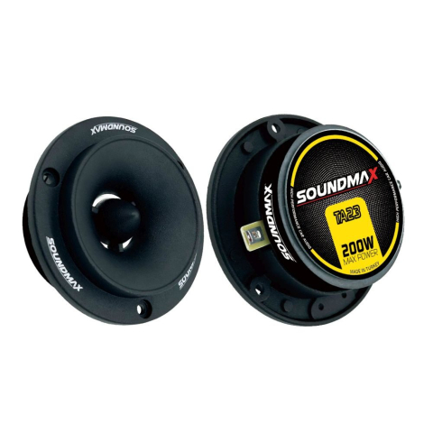 Difuzoare Auto - Set difuzoare auto Super Bullet Tweeter Soundmax SX-TA23 97mm 100W RMS