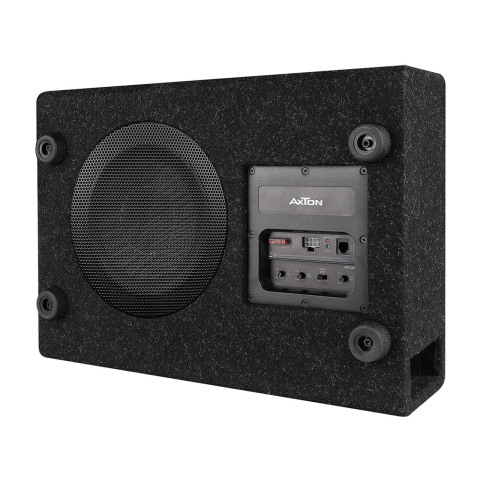 Subwoofere Auto - Subwoofer auto activ AXTON ATB120A 20 cm 100W cu incinta