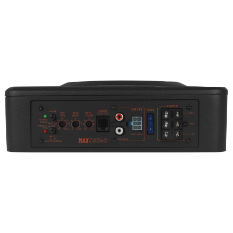 Subwoofer auto activ sub scaun GAS MAX ASB1-8 130W RMS 20cm [3]