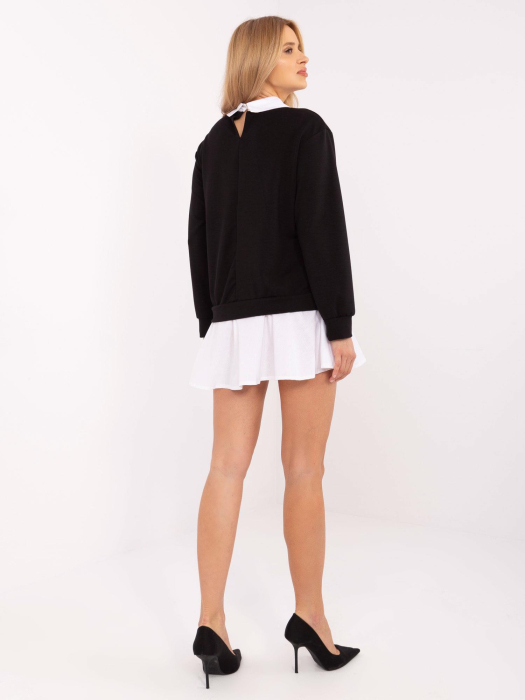 Bluză Office cu guler tip camasa [4]