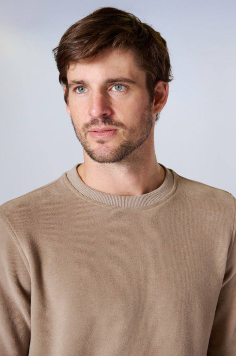 Bluză tip hanorac – culoare Vizon (bej-maroniu cald) [2]