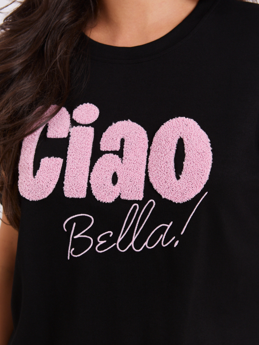 Compleu negru cu fustă-pantalon Ciao Bella [4]