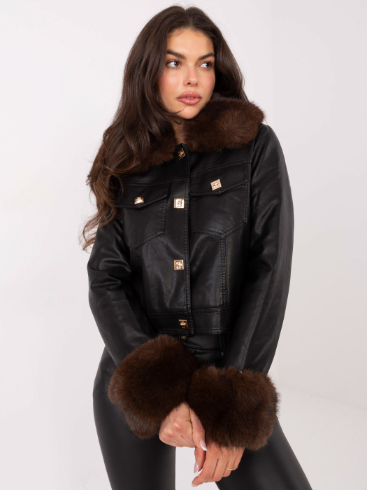 Jacheta din piele cu blăniță [2]