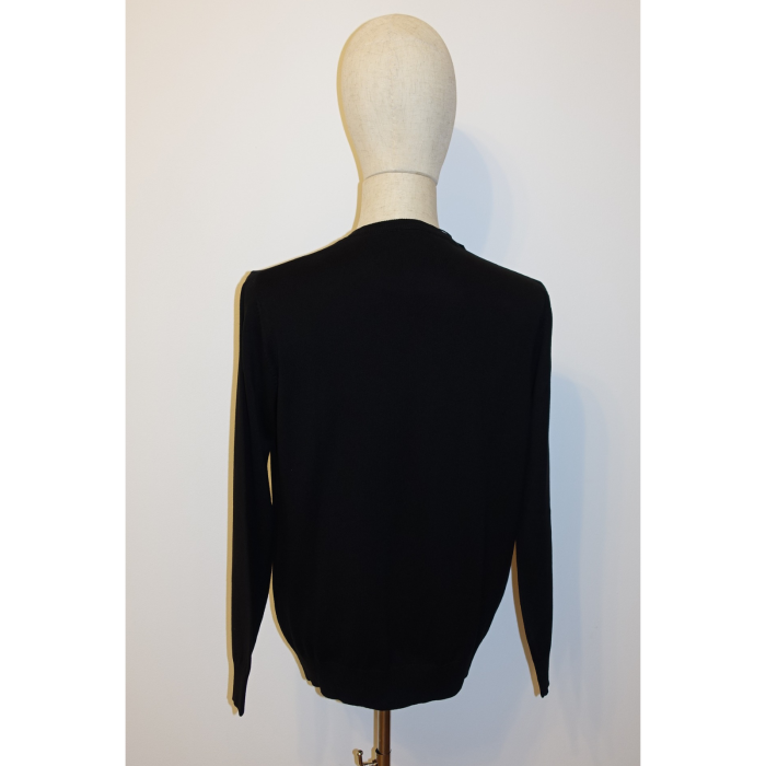 Pulover Bărbătesc Basic – Negru [3]