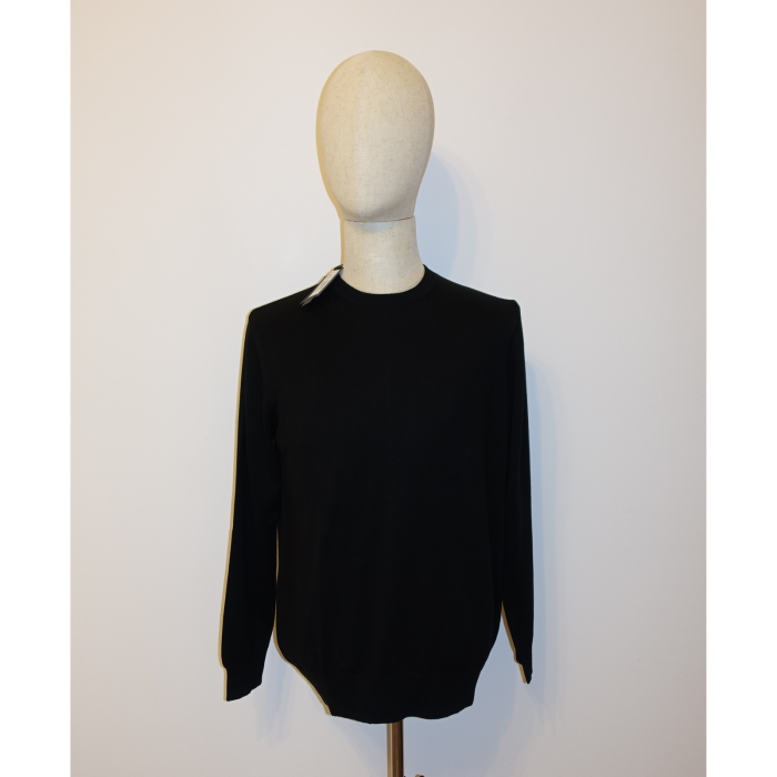 Pulover Bărbătesc Basic – Negru [2]