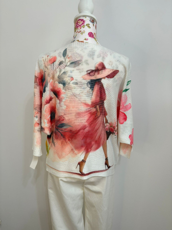 Bluza dama cu imprimeu artistic [1]