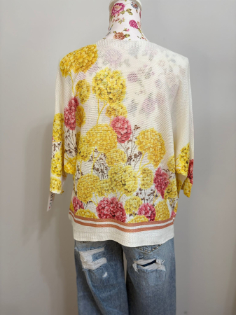 Bluză damă cu imprimeu floral galben – stil fresh de primăvară [1]