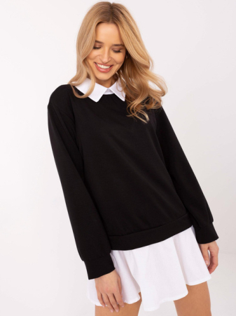 Pulovere - Bluză Office cu guler tip camasa