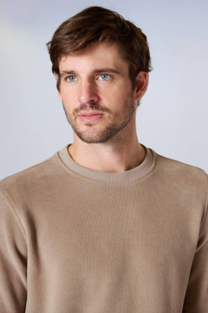 Bluză tip hanorac – culoare Vizon (bej-maroniu cald) [1]