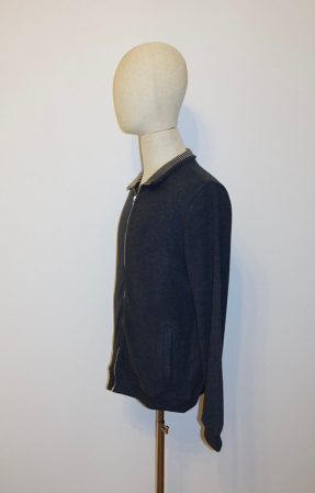 Cardigan Bărbătesc cu Fermoar – ANTRACIT (GRI) [1]