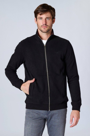 Cardigan Bărbătesc cu Fermoar – Negru [1]