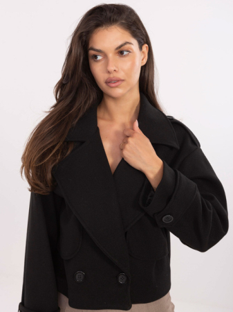 Palton scurt damă cu epoleți [3]