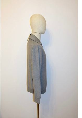 Pulover Bărbătesc cu Fermoar – GRI [2]