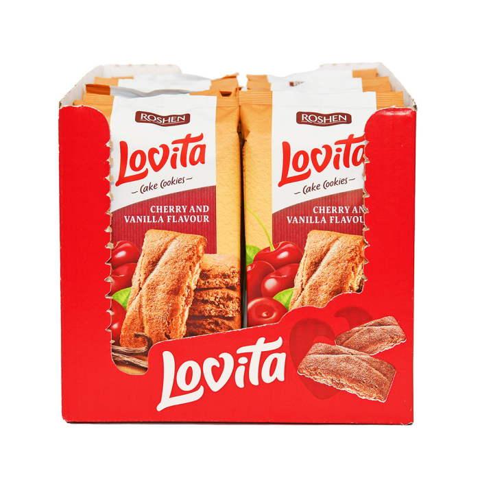 Biscuiți Roshen Fursecuri LOVITA, vanilie si cirese 168g [5]