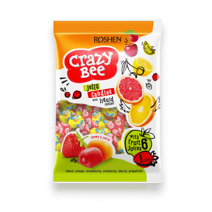 Jeleuri Roshen Jeleuri Crazy Bee Frutty 1kg [2]